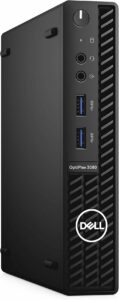 DELL OptiPlex 3080 10e génération de processeurs Intel® Core™ i5 i5-10500T 16 GB DDR4-SDRAM 256 GB SSD MFF Mini PC Windows 10 Pro