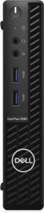 DELL OptiPlex 3080 10e génération de processeurs Intel® Core™ i5 i5-10500T 16 GB DDR4-SDRAM 256 GB SSD MFF Mini PC Windows 10 Pro