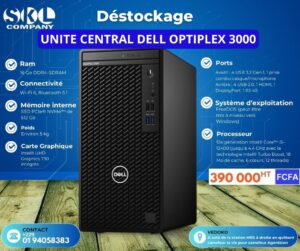 Desktop Dell OptiPlex 3000 Core i5-12500/8Go/512Go SSD/Windows 11 Pro